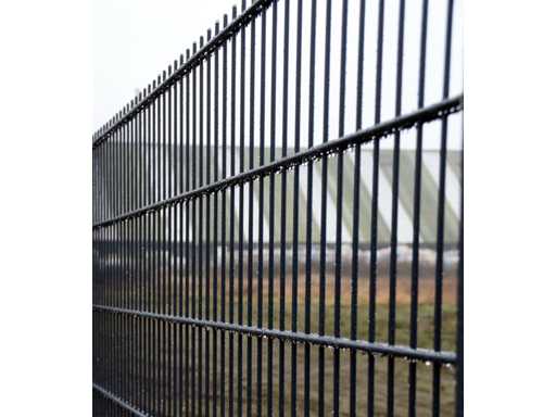 Doppelstabmattenzaun - Höhe 143 cm 8/6/8 mm (62,5 m)